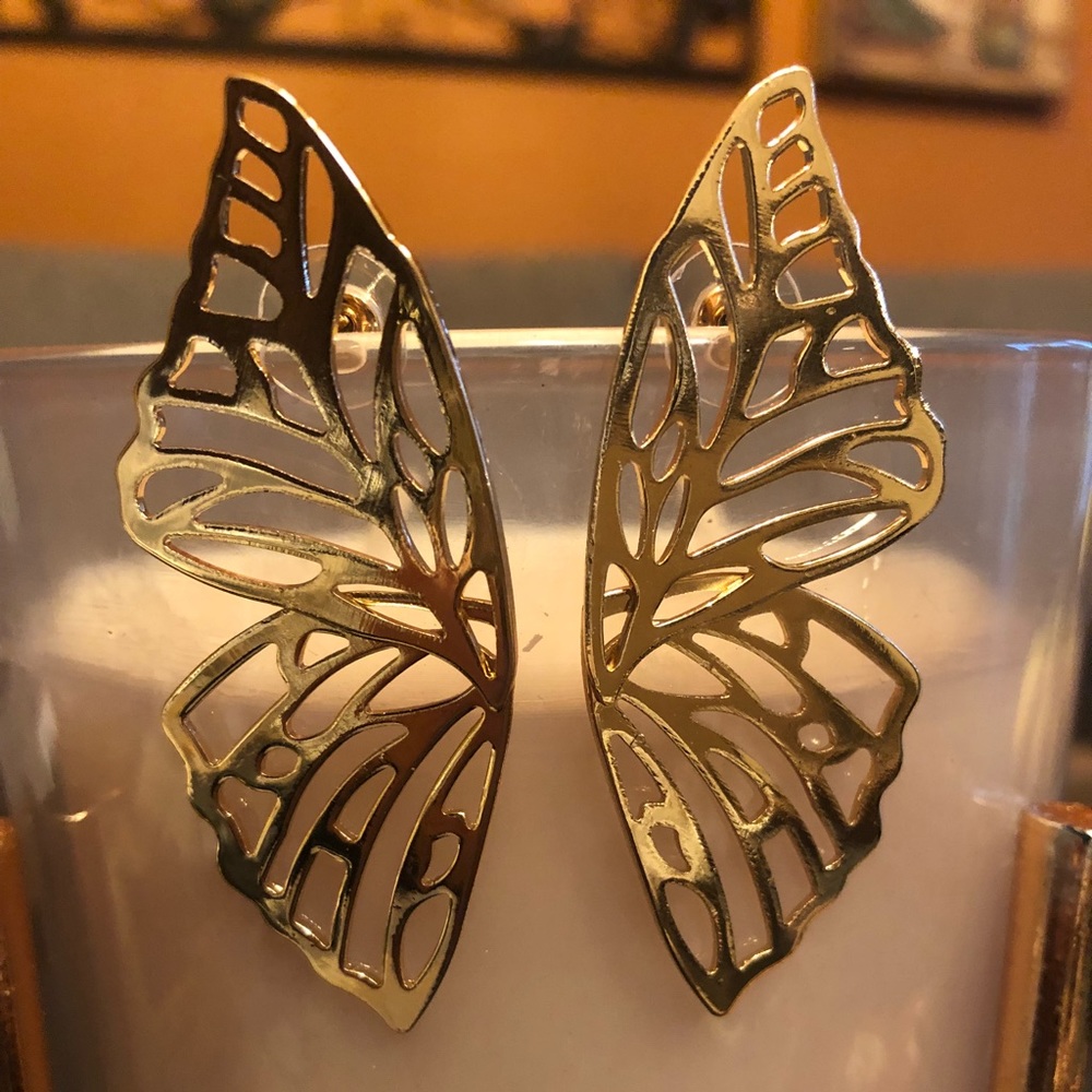 Butterfly earrings!